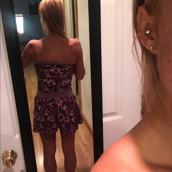 Boutique - Strapless Flower Dress - Small - Picture 6 of 6